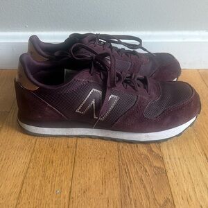 New Balance Burgundy and Brown Women's Sneakers